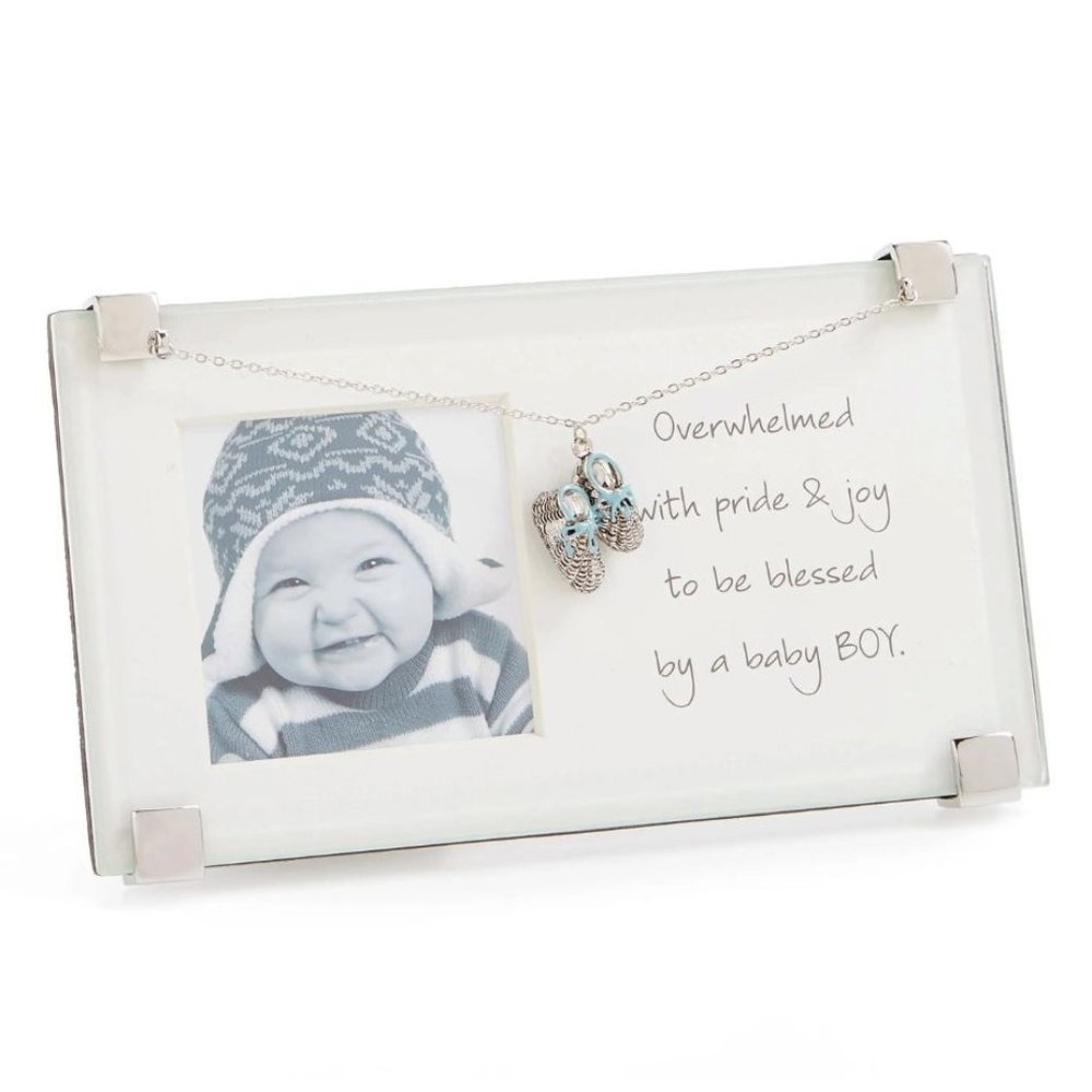 NWT Mud Pie New Baby Boy Picture Frame in Blue at Nordstrom